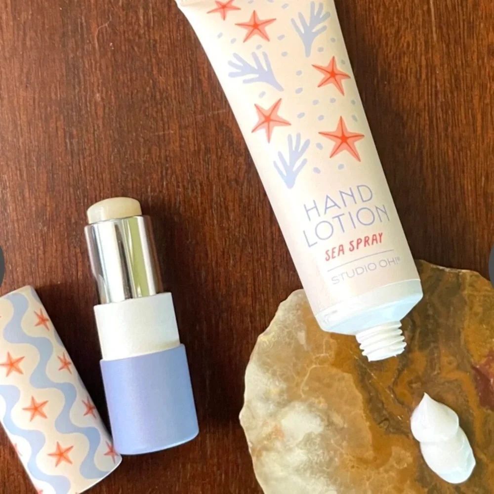 LIP BALM & HAND LOTION SET BY STUDIO OH NIB NWT